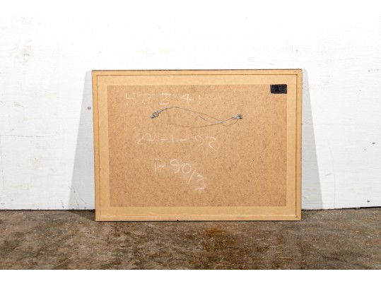 M. Gianni (Italy, 1873-1956) Gouache, Italian Mountain Lake Scene