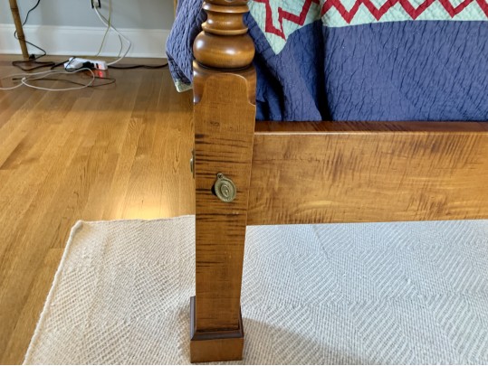 Fabulous Leonard's King Size Maple Poster Bed Frame, $9,500 Retail