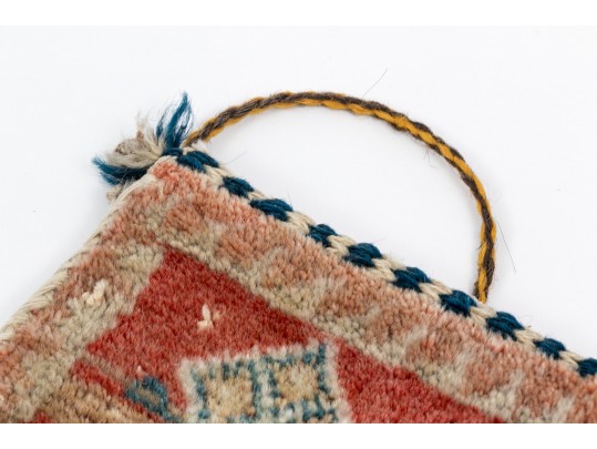 Lot Of 3 Hand Knotted Wool Carpet Handbags