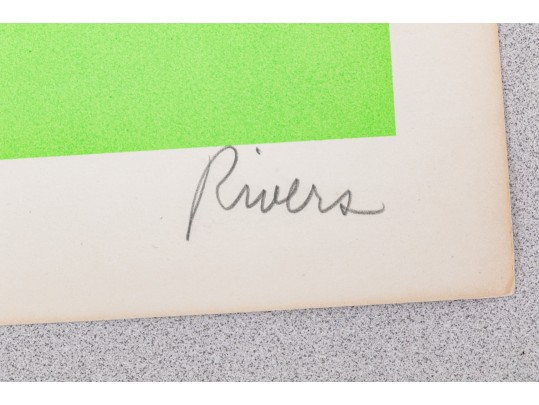 Larry Rivers (American, 1923-2002) Screenprint On Paper, 