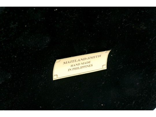 Impressive Maitland-Smith Silver Plated & MOP Caviar Server 