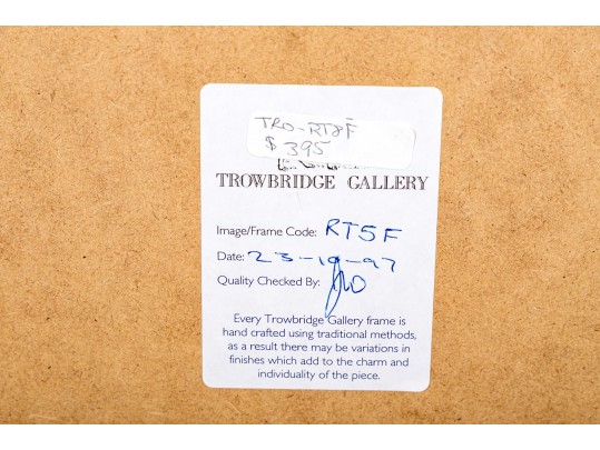 Pair Of Fine Trowbridge Framed Color Botanical Prints, Tulips And Auriculas