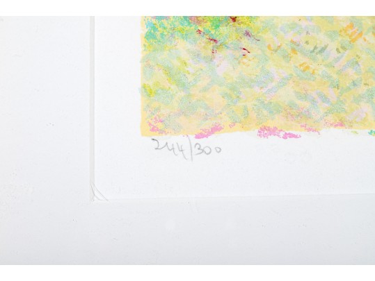 Lelia Pissarro (France, B.1963) Signed Serigraph, 