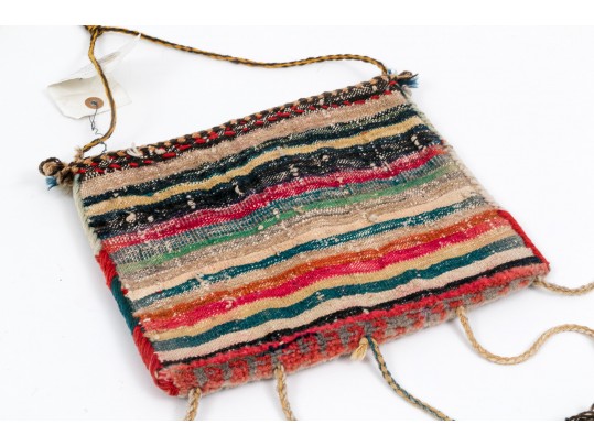 Lot Of 3 Hand Knotted Wool Carpet Handbags