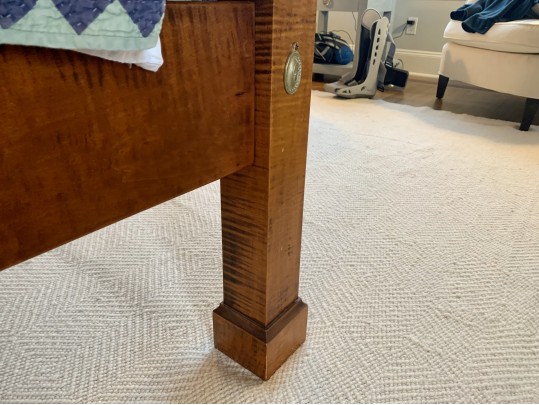 Fabulous Leonard's King Size Maple Poster Bed Frame, $9,500 Retail