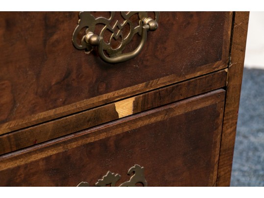 Federal Style Veneered Bachelors Chest - For Restoration 