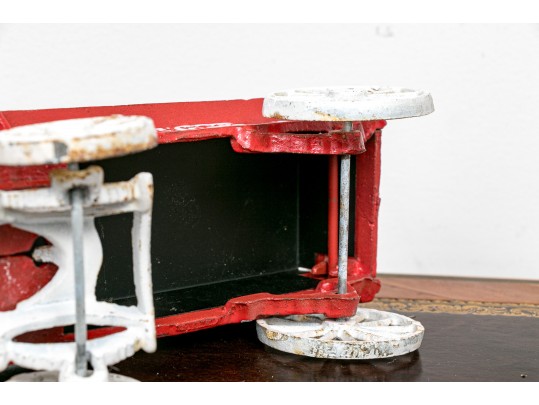 Vintage Paint Finished Cast Iron “Coca Cola” Horse Drawn Cart 