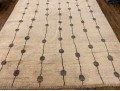 Handsome Hand Knotted Wool Accent Carpet - 5’-7” X 4’-5”, New