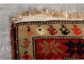 Vibrant Kazak Hand Knotted Wool Runner Rug, 95