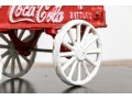Vintage Paint Finished Cast Iron “Coca Cola” Horse Drawn Cart 
