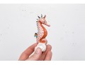 Herend, Hungarian Hand Painted Porcelain Seahorse And Mouse - As Is