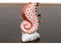 Herend, Hungarian Hand Painted Porcelain Seahorse And Mouse - As Is