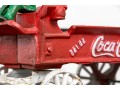 Vintage Paint Finished Cast Iron “Coca Cola” Horse Drawn Cart 
