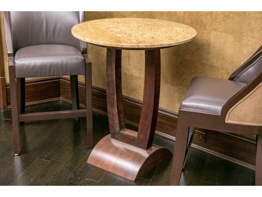 Fantastic Contemporary Marble Top Occasional Table