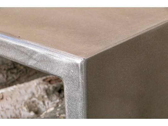 Artisanal Custom Made Heavy, Thick Gauge, Steel Firewood Storage Garniture