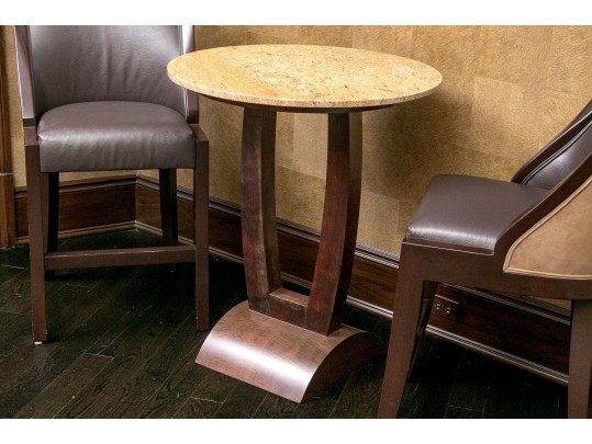 Fantastic Contemporary Marble Top Occasional Table