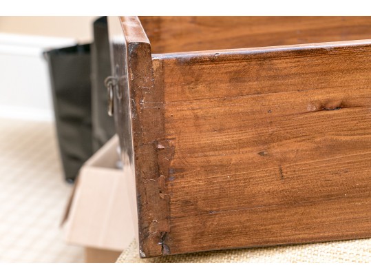 Stunning Chinese Wood And Brass Dressing Cabinet