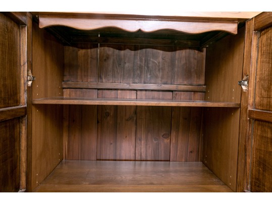 Stunning Chinese Wood And Brass Dressing Cabinet