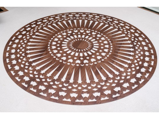 Arts Firuz, French Decorative Vinyl Rosace Carpet 