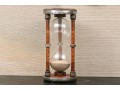 Antique Wood And Glass Hourglass