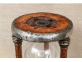 Antique Wood And Glass Hourglass