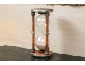 Antique Wood And Glass Hourglass
