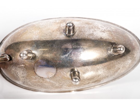 Vintage Sterling Silver Modern-Style Gravy Boat