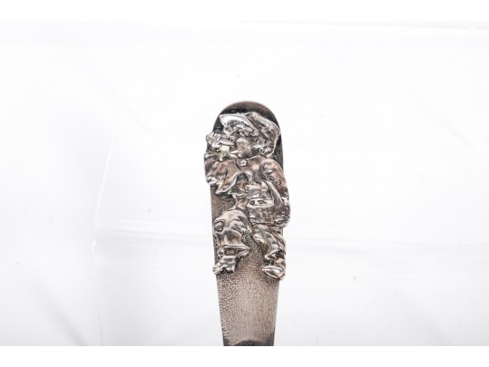 19th Century Tiffany & Co. Sterling Silver Christmas Spoon, Circa 1889.