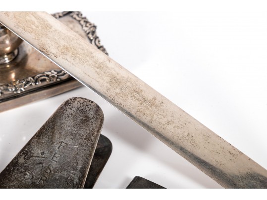 Seven Sterling Silver Desk Accessories