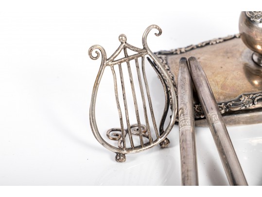 Seven Sterling Silver Desk Accessories