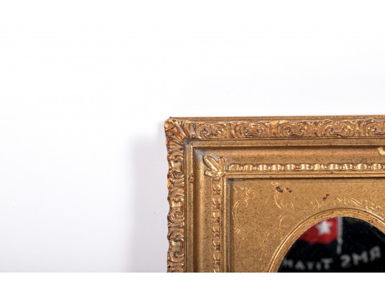 A Contemporary Gilt Wall Mirror. 