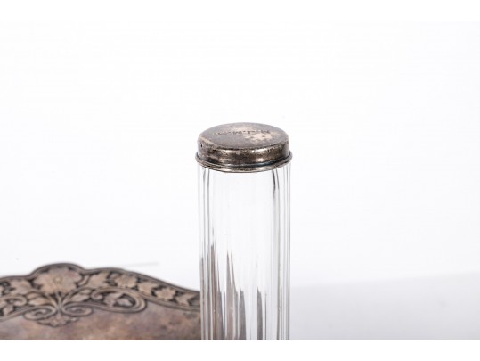 Seven Sterling Silver Vanity Accessories Including Tiffany & Co.
