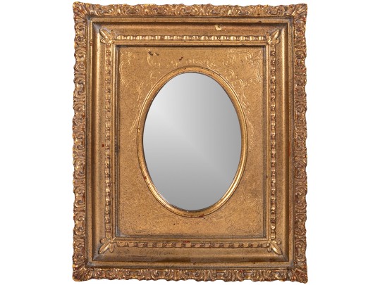 A Contemporary Gilt Wall Mirror. 