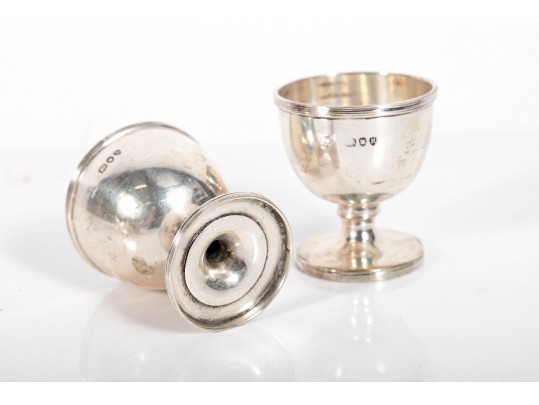Five Sterling Silver Vessels Including Two English