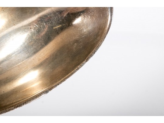 Vintage Sterling Silver Modern-Style Gravy Boat