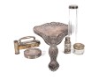 Seven Sterling Silver Vanity Accessories Including Tiffany & Co.