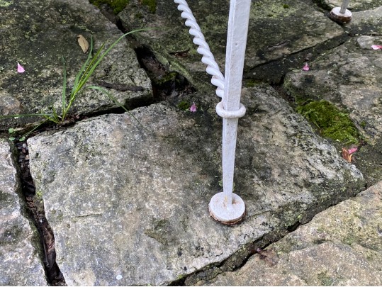 Vintage Hand Wrought Iron Accent Chair