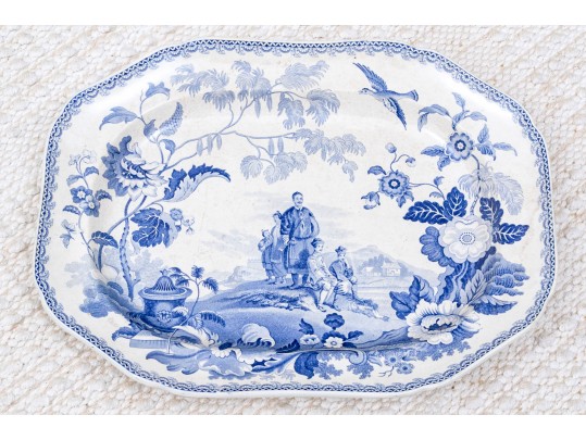 A 19th Century English Transfer Decorated Mandarin China