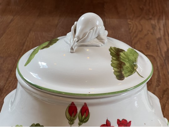 Unusual Antique Italian Pasta Service