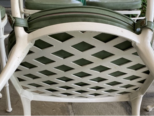 A Fabulous Vintage Brown Jordan Faux Bamboo Dinette Set