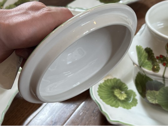 Unusual Antique Italian Pasta Service