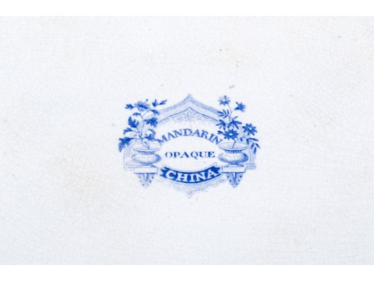 A 19th Century English Transfer Decorated Mandarin China