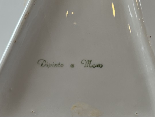 Unusual Antique Italian Pasta Service