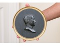 A Carved Ebony Wall Plaque Of Young Napoleon