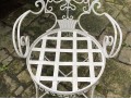 Vintage Hand Wrought Iron Accent Chair