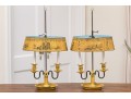 A Fabulous Pair Of 19th Century French Bouillotte Lamps