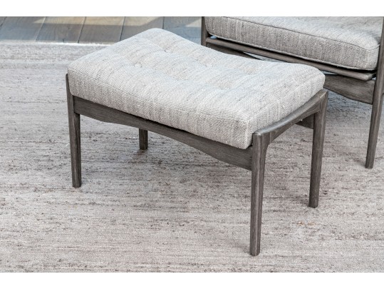 Mar Silver Designs Chair And Ottoman