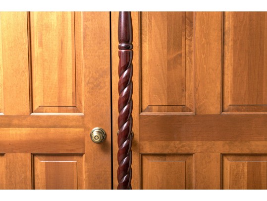 Contemporary Mahogany Coat/Hat Stand.