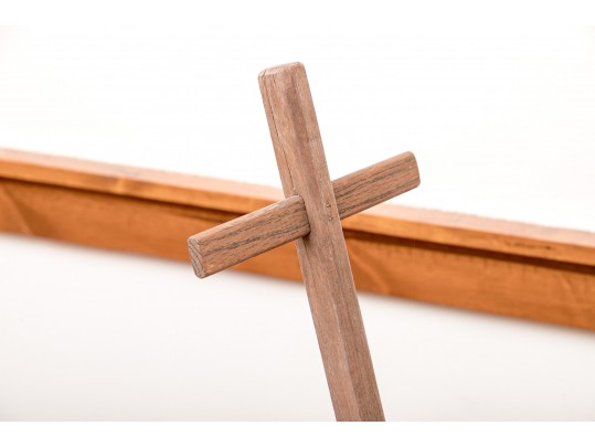 Rustic Antique Wooden Wagon/Garden Cart 