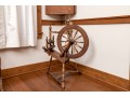 19th Century Wooden Spinning Wheel